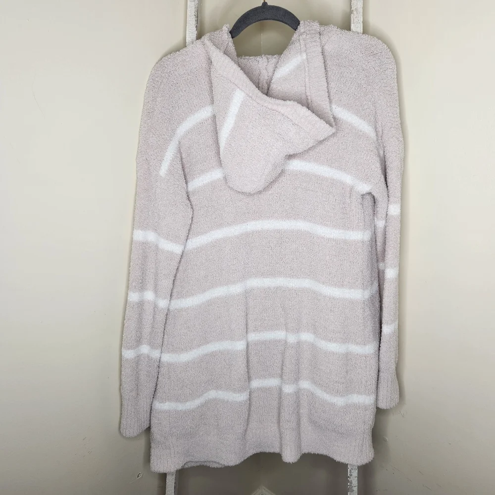 Marled Reunited Clothing Medium super soft hooded open front cardigan sweater - Picture 4 of 6